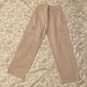 Size 2, Cargo, khaki, Jeans, Shein